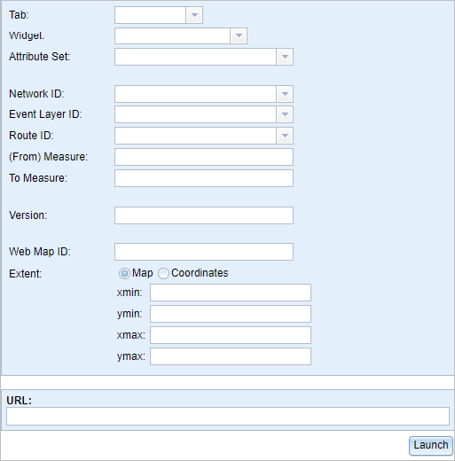 Pipelines Launcher dialog box Pipelines Launcher dialog box